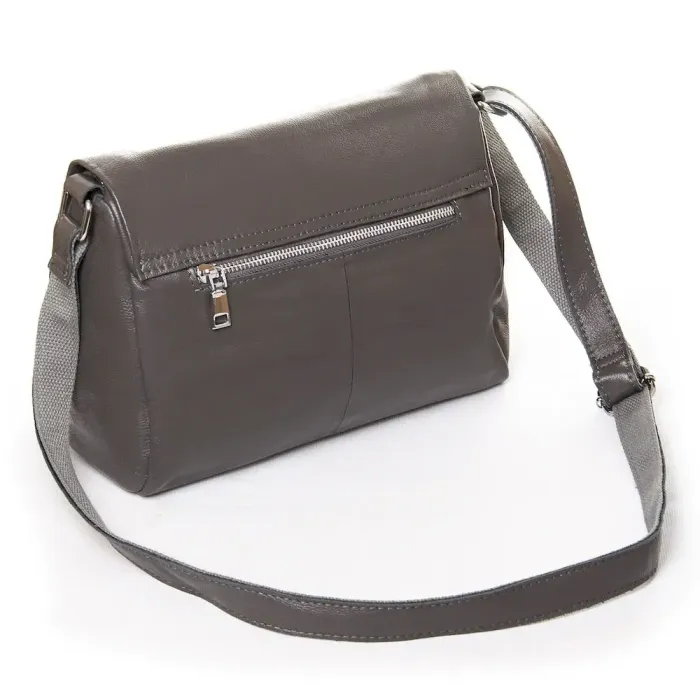 Сумка Женская Классическая кожа ALEX RAI 6504 grey