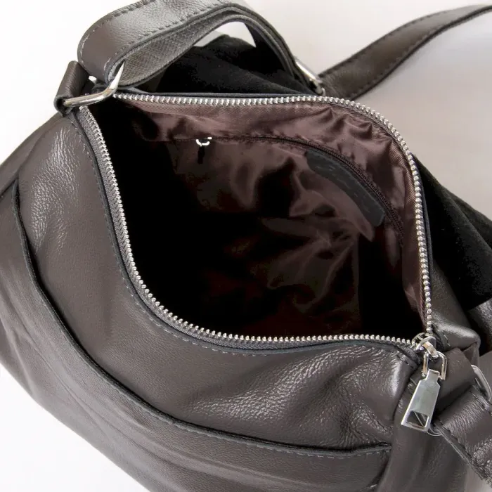 Сумка Женская Классическая кожа ALEX RAI 6504 grey