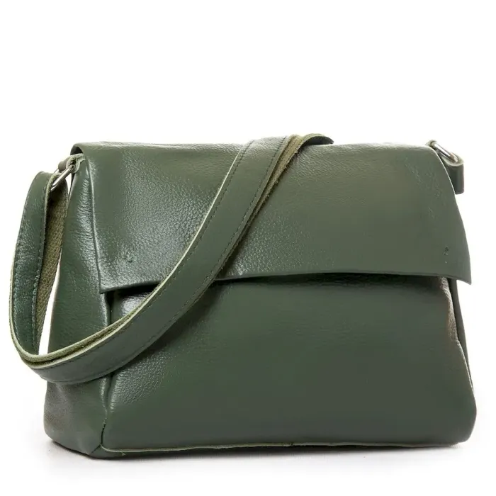 Сумка Класична шкіра ALEX RAI 6504 green