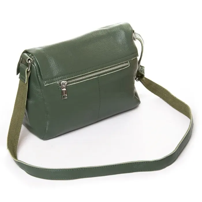 Сумка Класична шкіра ALEX RAI 6504 green