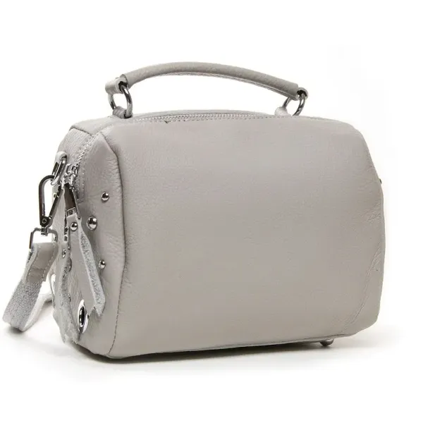 Сумка Жіноча Класична шкіряна ALEX RAI 01-12 30-7118-9 light-grey