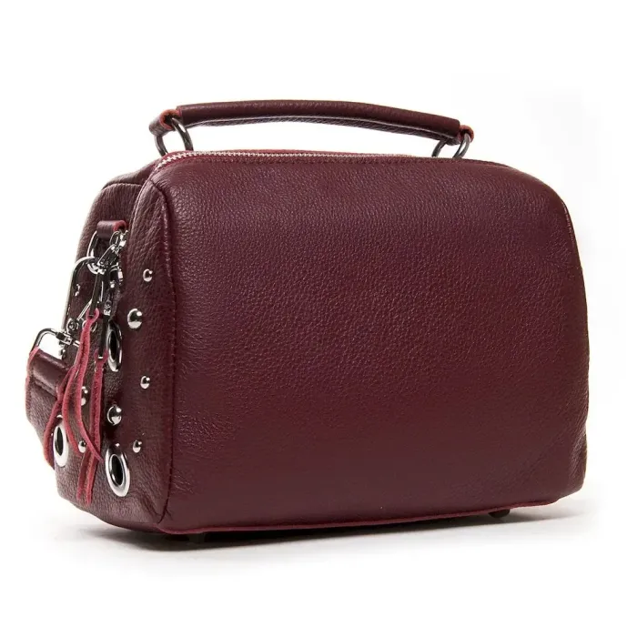 Сумка Женская Классическая кожа ALEX RAI 01-12 30-7118-9 wine-red