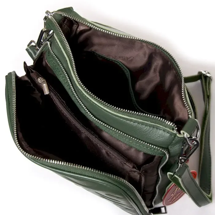 Сумка Женская Классическая кожа ALEX RAI 8913-9 green