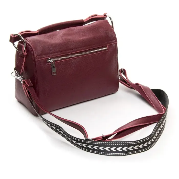 Сумка Женская Классическая кожа ALEX RAI 01-12 34-83103-9 red-wine