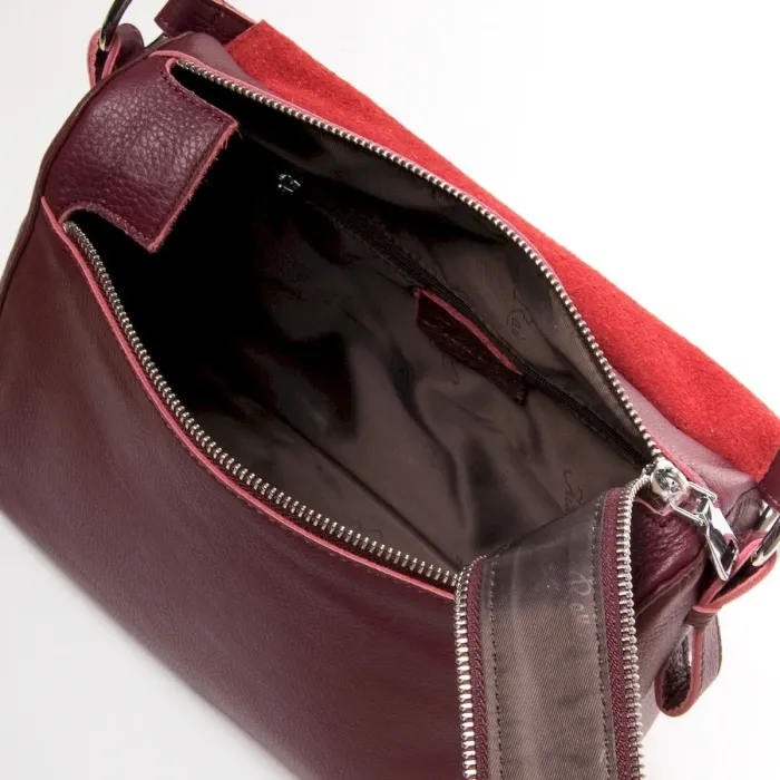 Сумка Женская Классическая кожа ALEX RAI 01-12 34-83103-9 red-wine