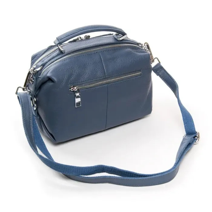 Сумка Жіноча Класична шкіряна ALEX RAI 8762-9 sky blue