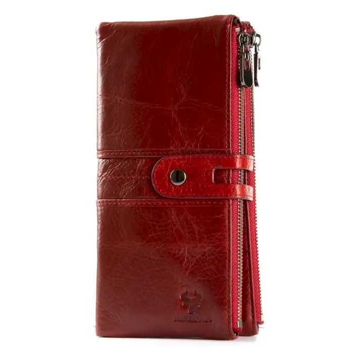 Гаманець Europe Жіноча шкіра HP-205 red