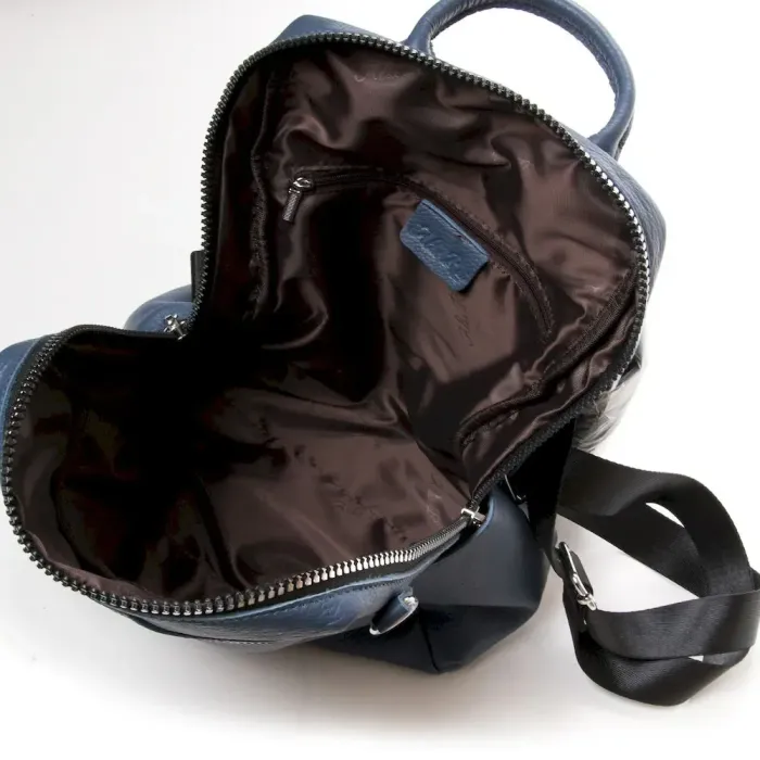 Сумка Жіноча Рюкзак шкіра ALEX RAI 8781-9 blue