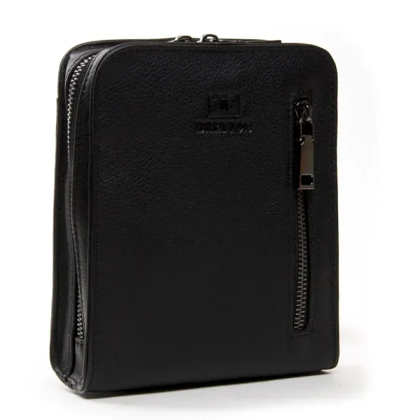 Сумка чоловіча Планшет шкіряний BRETTON BE 2000-10 black