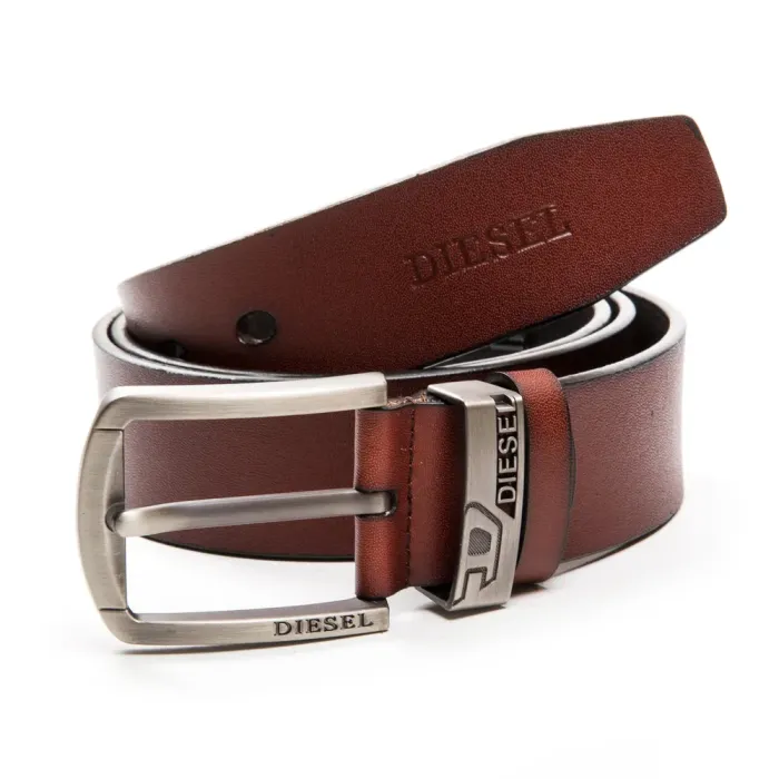 Ремень Мужской кожа DS-3725 light-brown