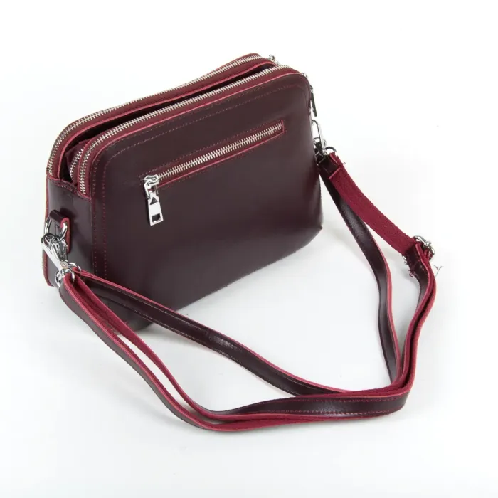 Сумка Клатч жіноча шкіра ALEX RAI 9-01 8725 wine-red