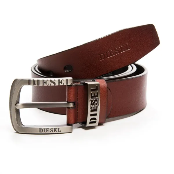 Ремень Мужской кожа DS-3724 light-brown