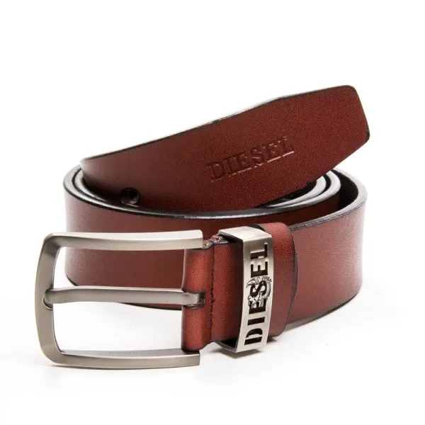 Ремень Мужской кожа DS-3728 light-brown