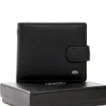 Чоловічий гаманець Classic шкіряний Dr.Bond M4 black