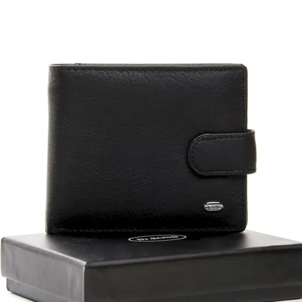 Чоловічий гаманець Classic шкіряний Dr.Bond M4 black