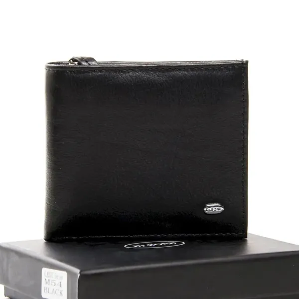 Чоловічий гаманець Classic шкіряний Dr.Bond M54 black