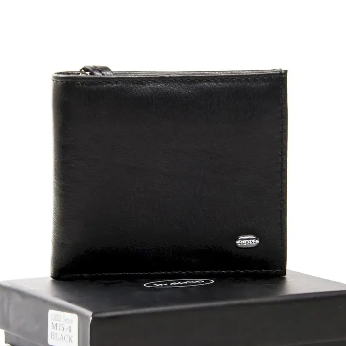 Чоловічий гаманець Classic шкіряний Dr.Bond M54 black