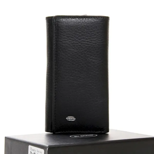 Чоловічий гаманець Classic шкіряний Dr.Bond M7 black