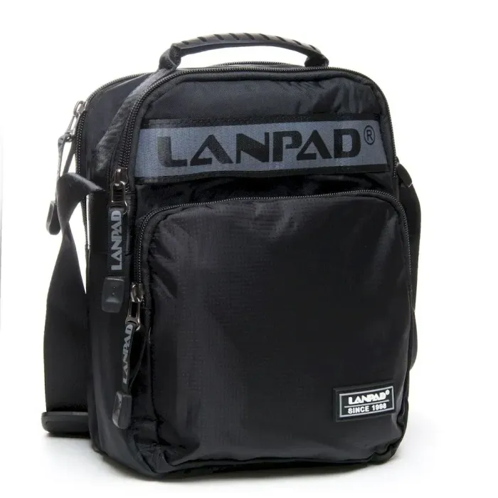 Сумка Мужская Планшет нейлон Lanpad 6008 black