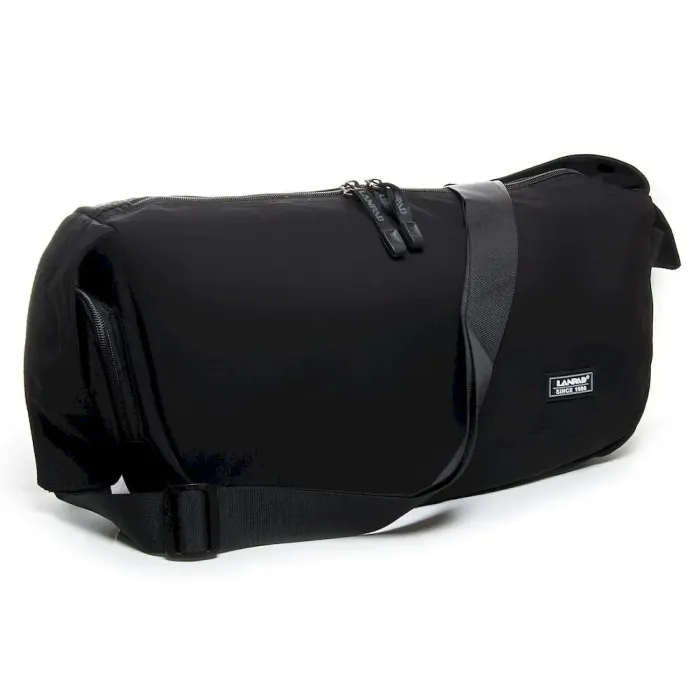 Сумка чоловіча на плече нейлон Lanpad 19285 black спорт