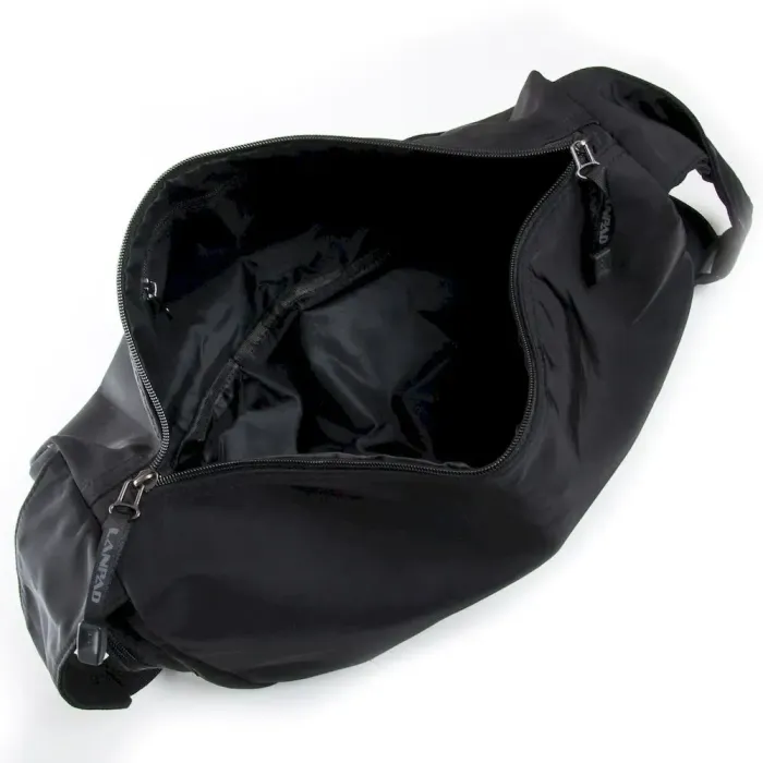 Сумка чоловіча на плече нейлон Lanpad 19285 black спорт