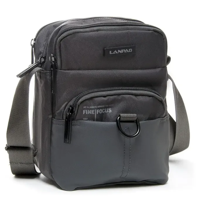 Сумка Мужская Планшет нейлон Lanpad 65324 grey