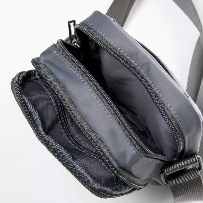 Сумка чоловіча Планшет нейлон Lanpad 0691 grey
