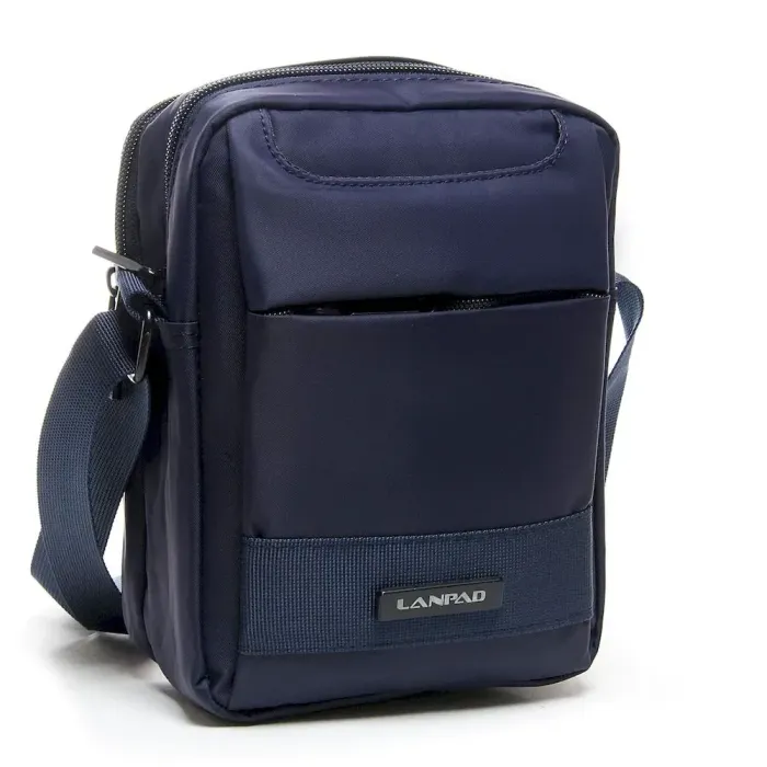 Сумка чоловіча Планшет нейлон Lanpad 0691 blue