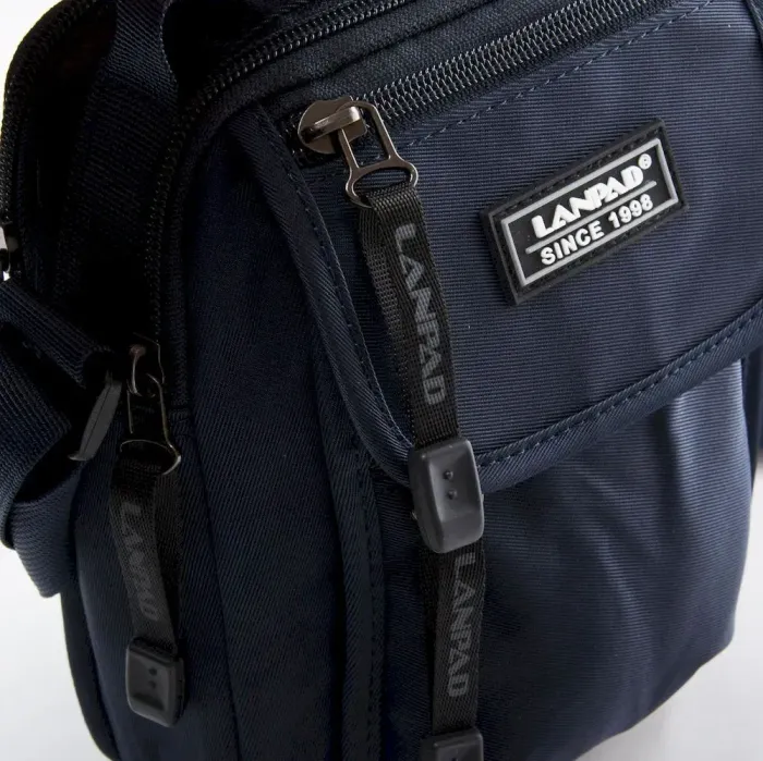 Сумка чоловіча Планшет нейлон Lanpad 0915 blue