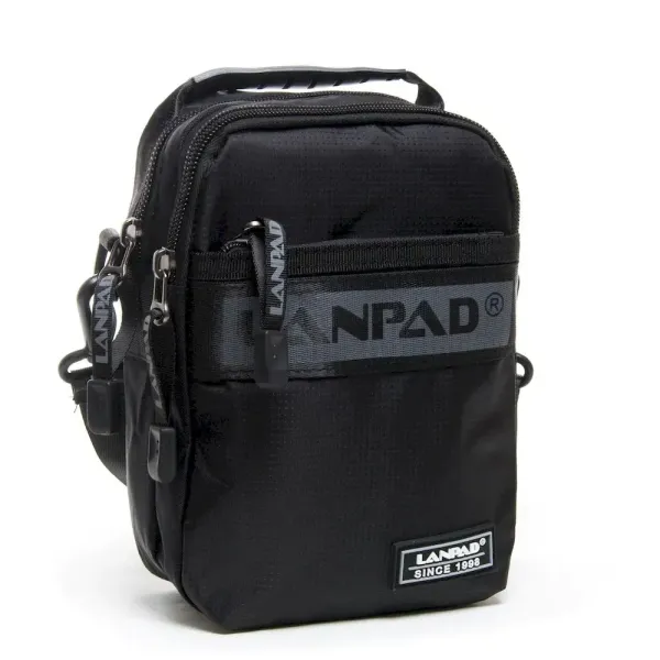 Сумка чоловіча Планшет нейлон Lanpad 82006 black