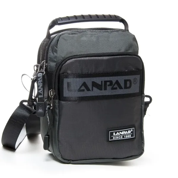 Сумка чоловіча Планшет нейлон Lanpad 82005 grey