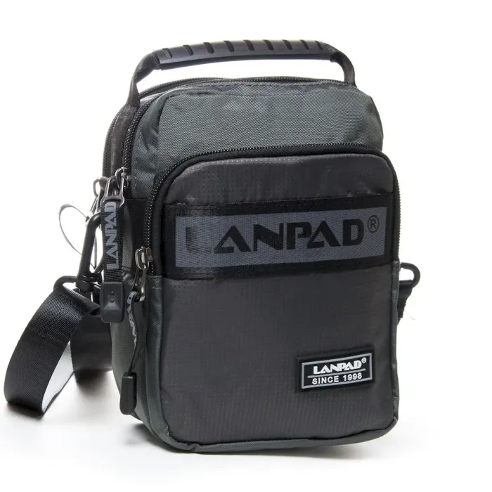 Сумка чоловіча Планшет нейлон Lanpad 82005 grey