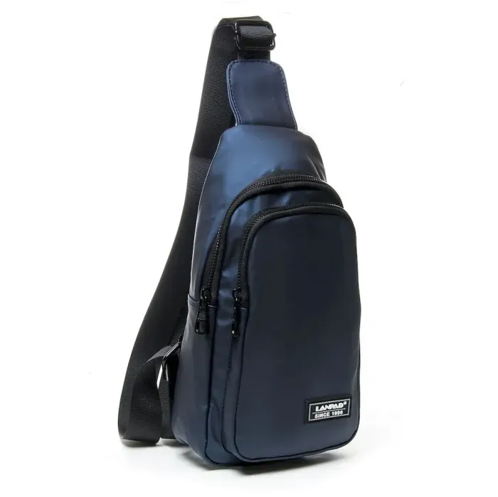 Сумка Мужская На Плечо нейлон Lanpad 3048 blue