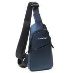 Сумка чоловіча на плече нейлон Lanpad 3742 blue