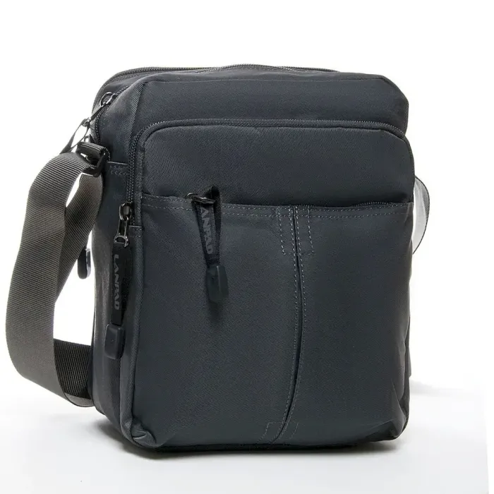 Сумка чоловіча Планшет нейлон Lanpad 98902 grey