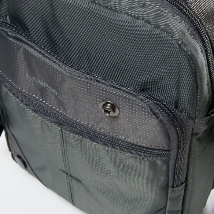 Сумка Мужская Планшет нейлон Lanpad 28672 grey