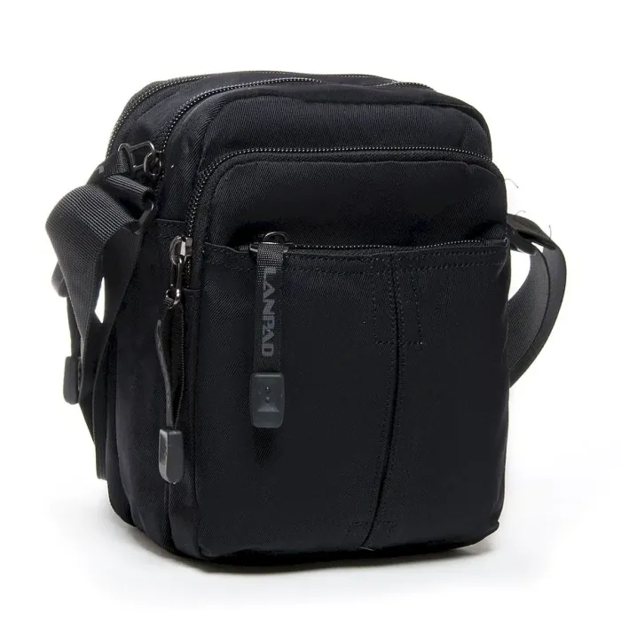 Сумка чоловіча Планшет нейлон Lanpad 98904 black
