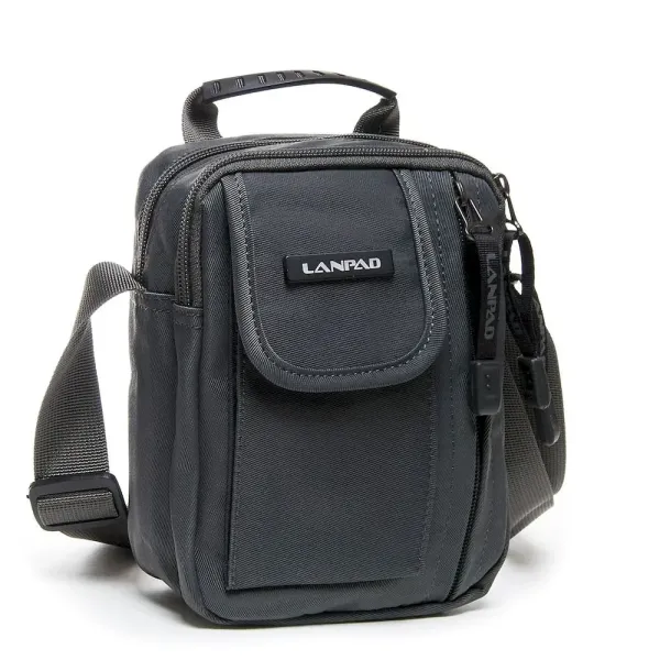 Сумка чоловіча Планшет нейлон Lanpad 0912 grey