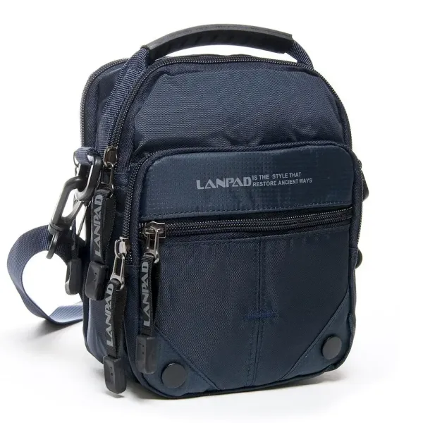 Сумка чоловіча Планшет нейлон Lanpad 28673 blue