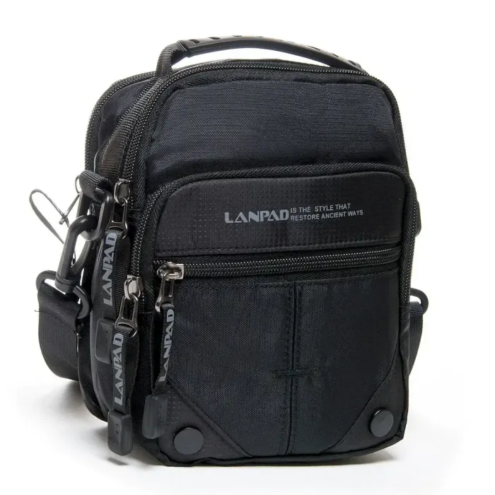 Сумка Мужская Планшет нейлон Lanpad 28673 black