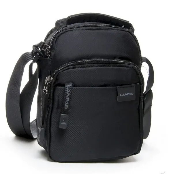 Сумка чоловіча Планшет нейлон Lanpad 63704 black