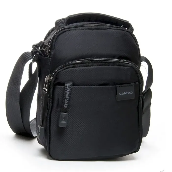 Сумка чоловіча Планшет нейлон Lanpad 63704 black
