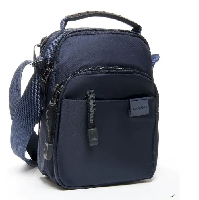 Сумка чоловіча Планшет нейлон Lanpad 63704 blue