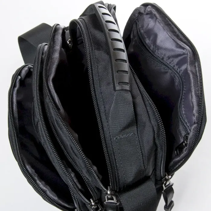 Сумка чоловіча Планшет нейлон Lanpad 98910 black