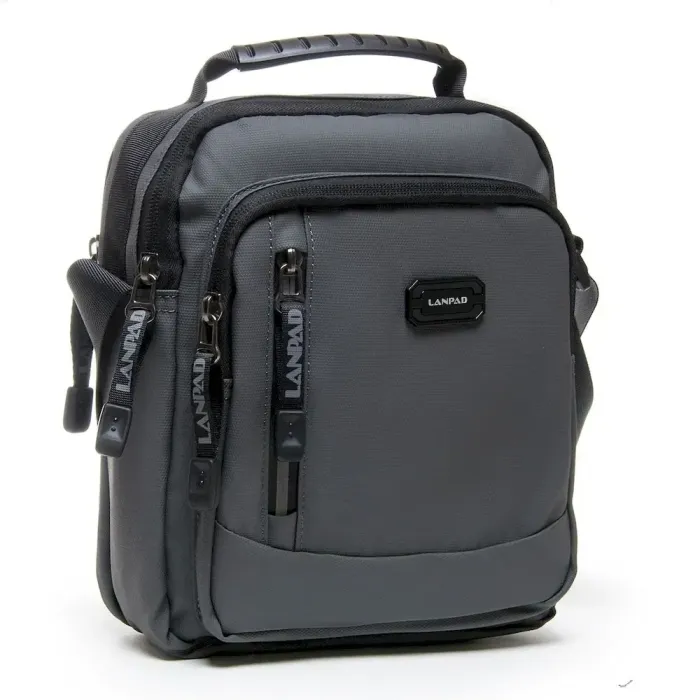 Сумка Мужская Планшет нейлон Lanpad 82026 grey