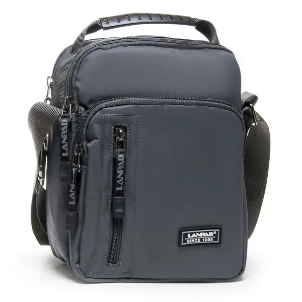 Сумка чоловіча Планшет нейлон Lanpad 7631 grey