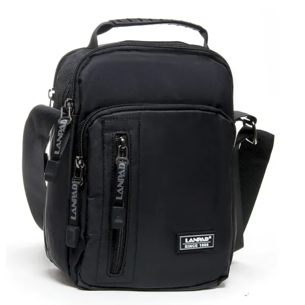 Сумка чоловіча Планшет нейлон Lanpad 7631 black
