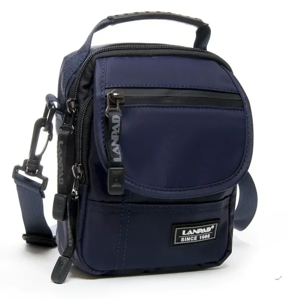 Сумка чоловіча Планшет нейлон Lanpad 7634 blue