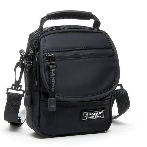 Сумка чоловіча Планшет нейлон Lanpad 7634 black