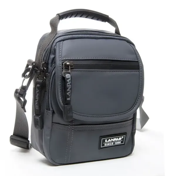 Сумка чоловіча Планшет нейлон Lanpad 7634 grey